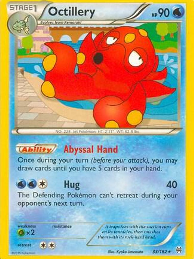 Octillery - 33/162 (XY Breakthrough) #033 1