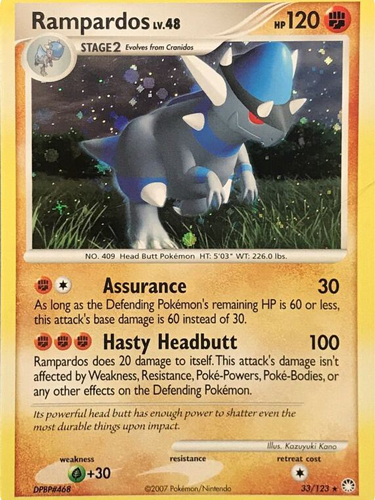 Rampardos - 33/123 (Cosmos Holo) #033 1