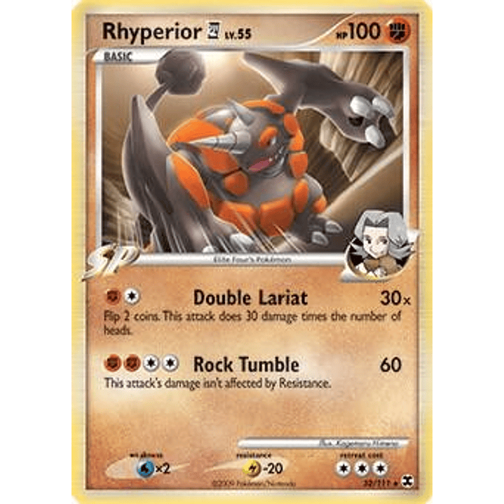 Rhyperior E4 - 32/111 (DPPt Rising Rivals) #032 1
