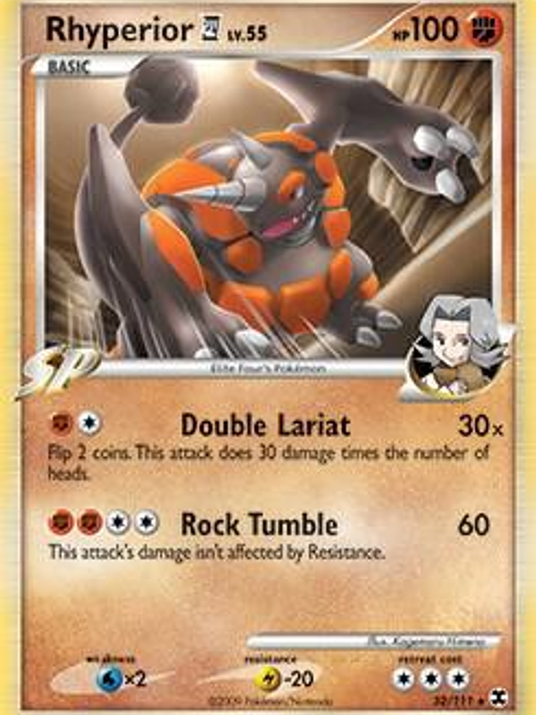 Rhyperior E4 - 32/111 (DPPt Rising Rivals) #032 1