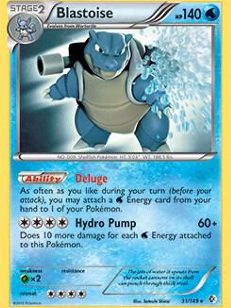 Blastoise - 31/149 (BW Boundaries Crossed) #031 1