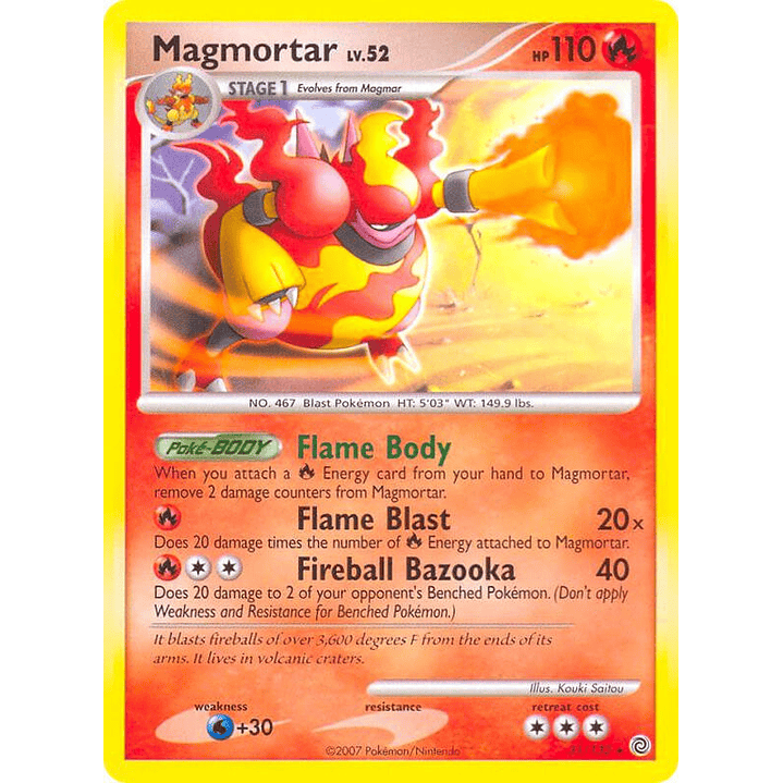 Magmortar - 31/132 (Secret Wonders) #031 1