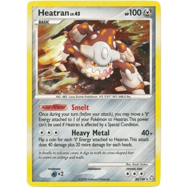 Heatran - 30/146 (DP Legends Awakened) #030 1