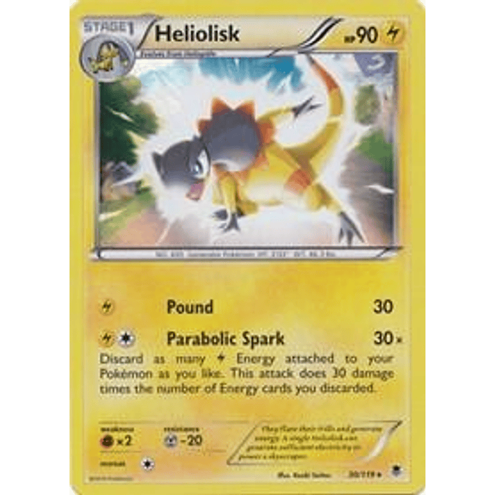 Heliolisk - 30/119 (XY Phantom Forces) #030 1