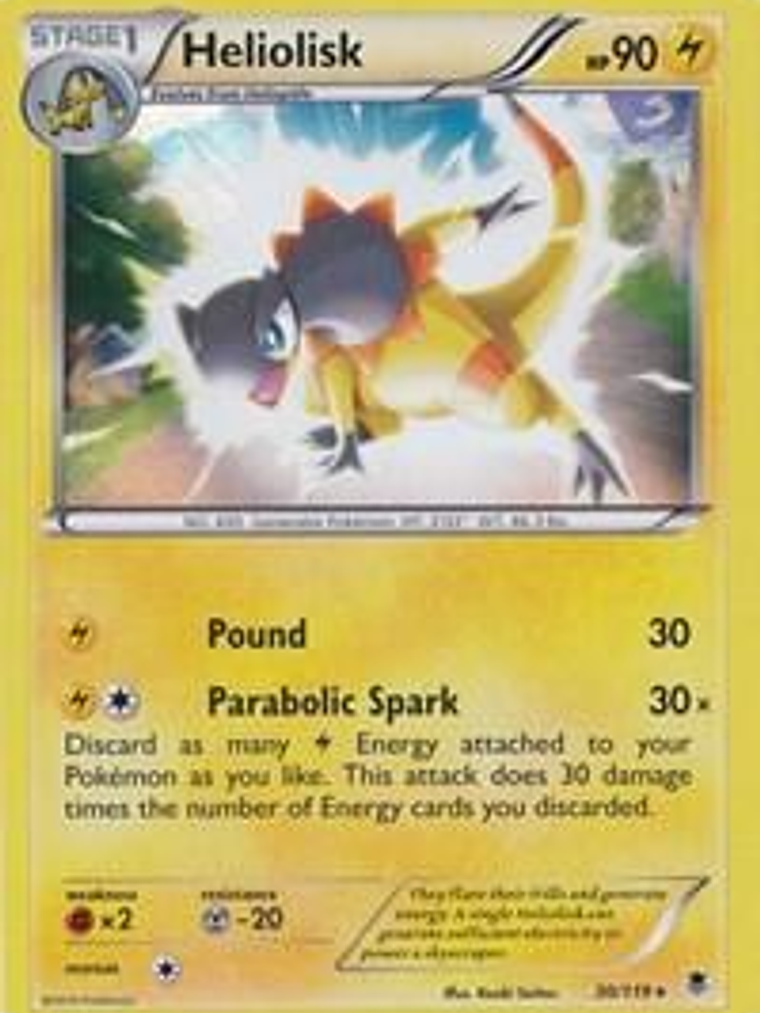 Heliolisk - 30/119 (XY Phantom Forces) #030 1
