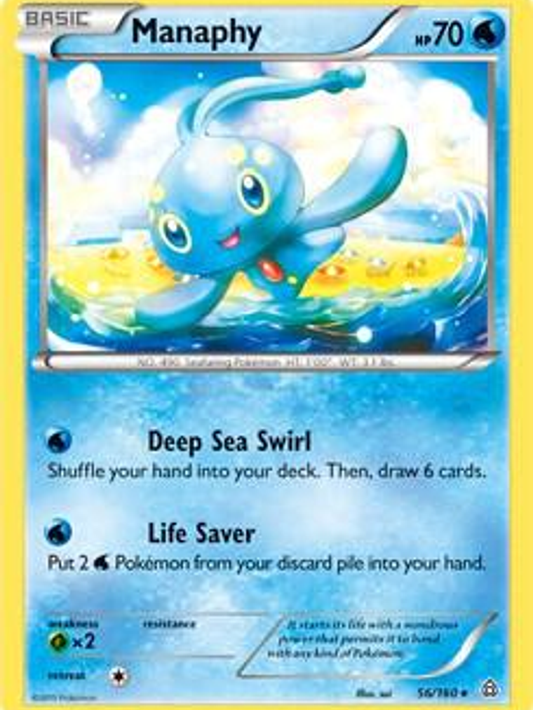 Manaphy - 56/160 (Battle Arena Deck Exclusive) #056 1