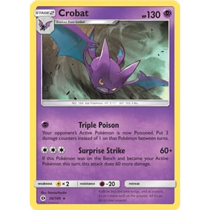 Crobat - 56/149 (Prerelease Kit Exclusive) #056 1