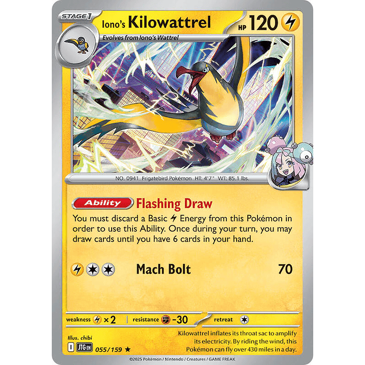 Iono's Kilowattrel - 055/159 #055 1