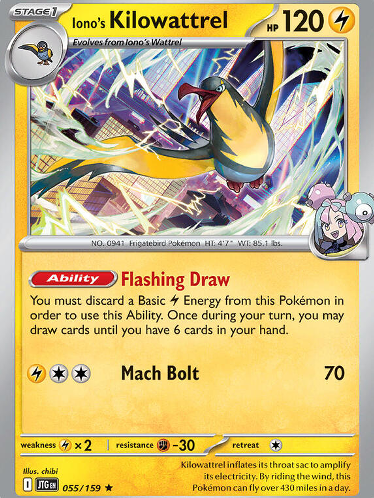 Iono's Kilowattrel - 055/159 #055 1