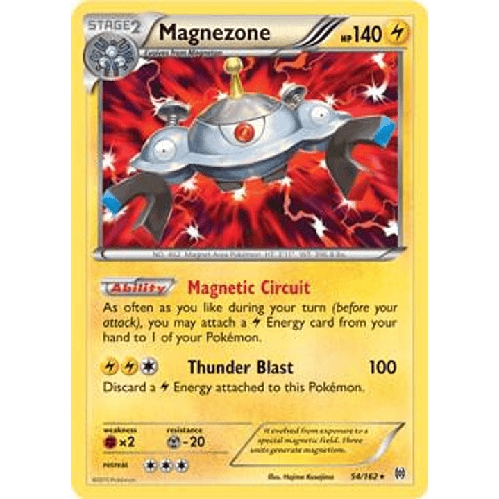 Magnezone - 54/162 (XY BREAKthrough) #054 1
