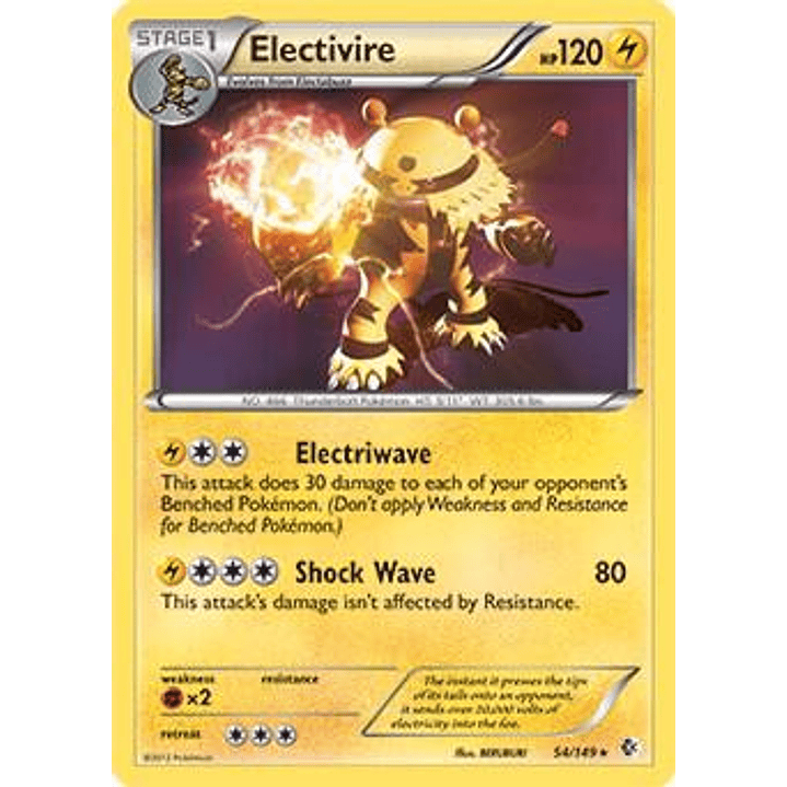 Electivire - 54/149 (BW Boundaries Crossed) #054 1