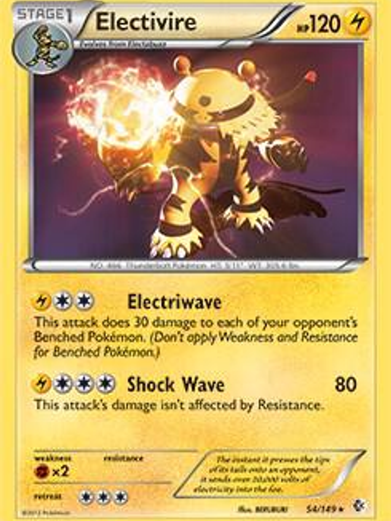 Electivire - 54/149 (BW Boundaries Crossed) #054 1