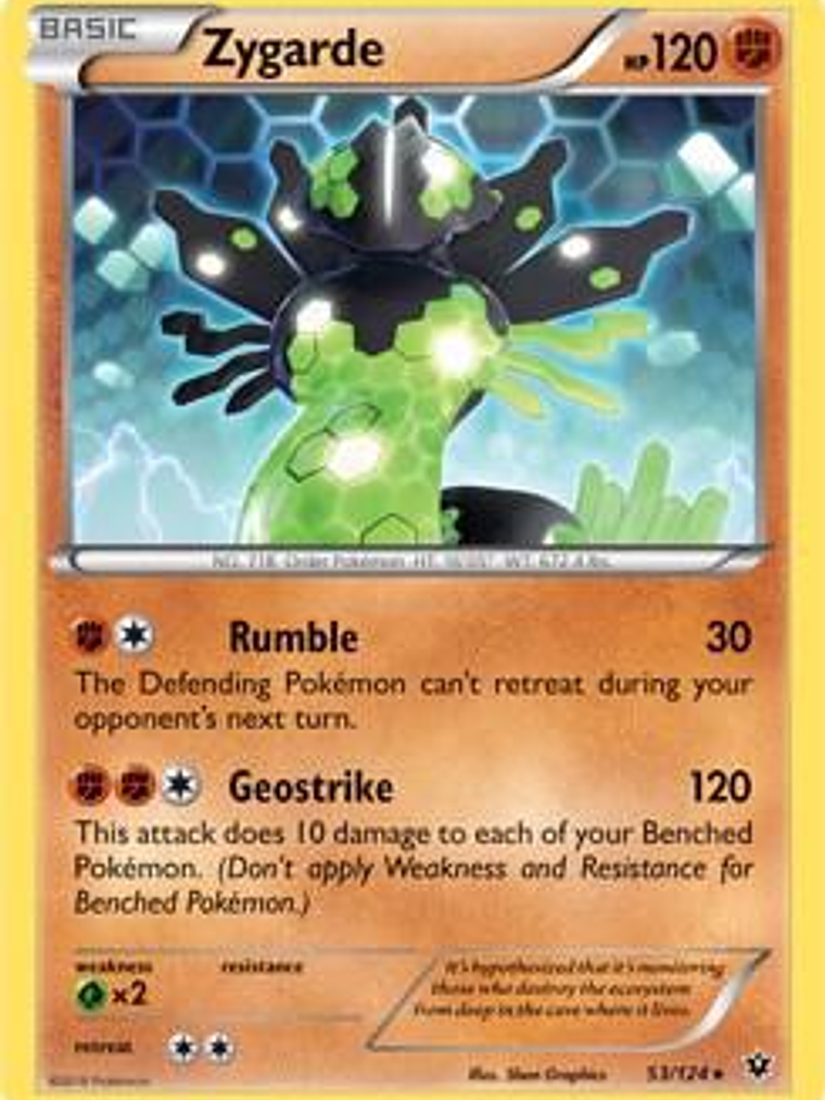 Zygarde - 53/124 (XY Fates Collide) #053 1