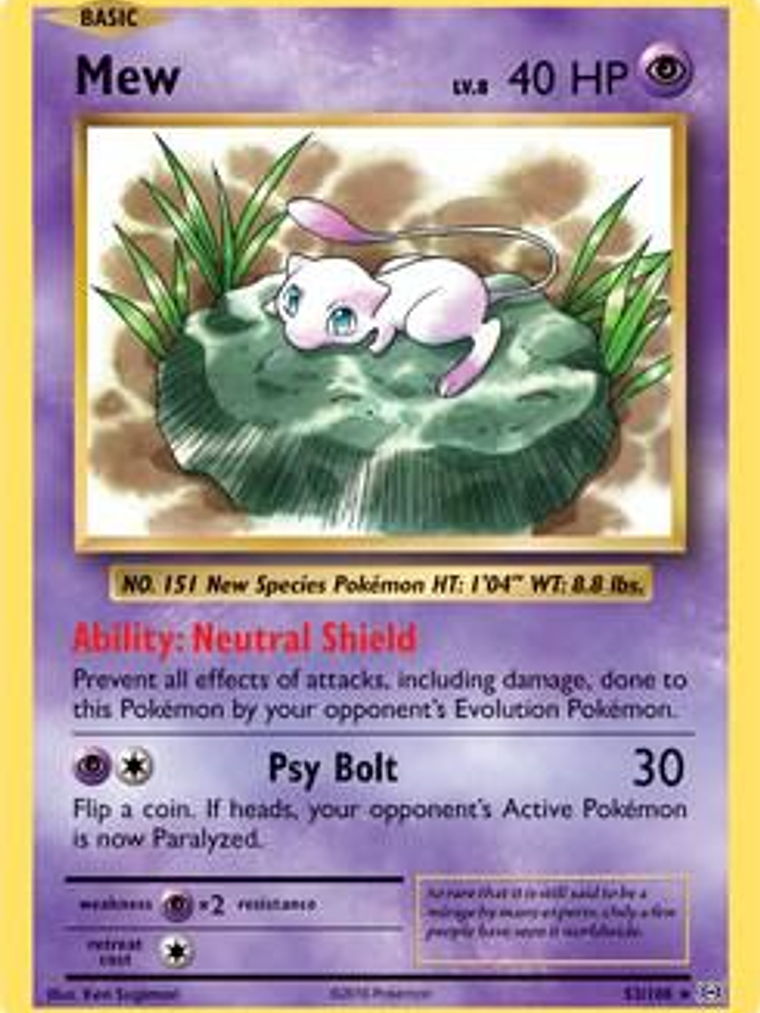Mew - 53/108 (XY Evolutions) #053 1