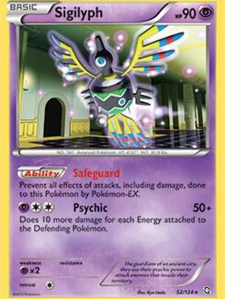 Sigilyph - 52/124 #052 1