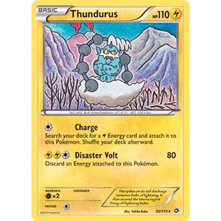 Thundurus - 50/113 (BW Legendary Treasures) #050 1