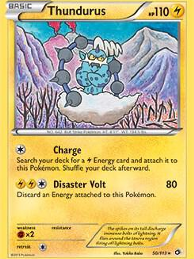 Thundurus - 50/113 (BW Legendary Treasures) #050 1