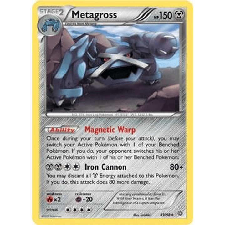Metagross - 49/98 (XY Ancient Origins) #049 1