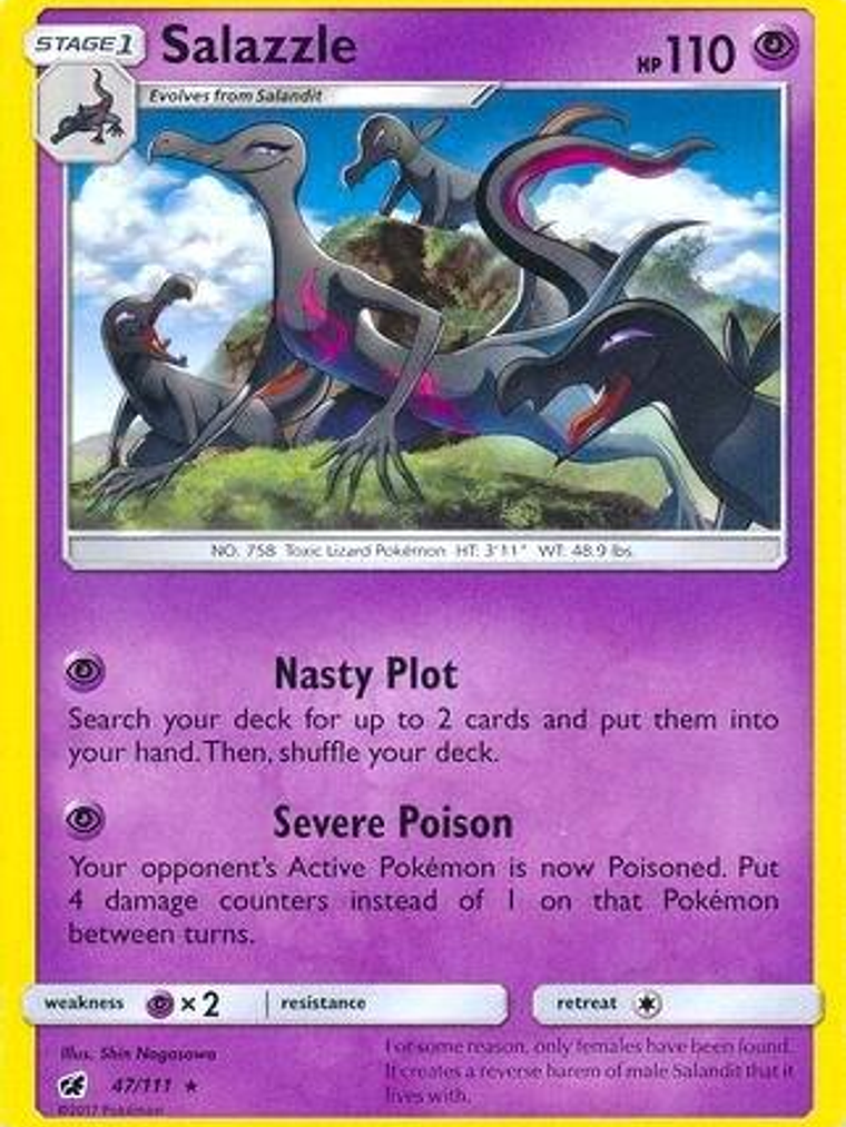 Salazzle - 47/111 (SM Crimson Invasion) #047 1