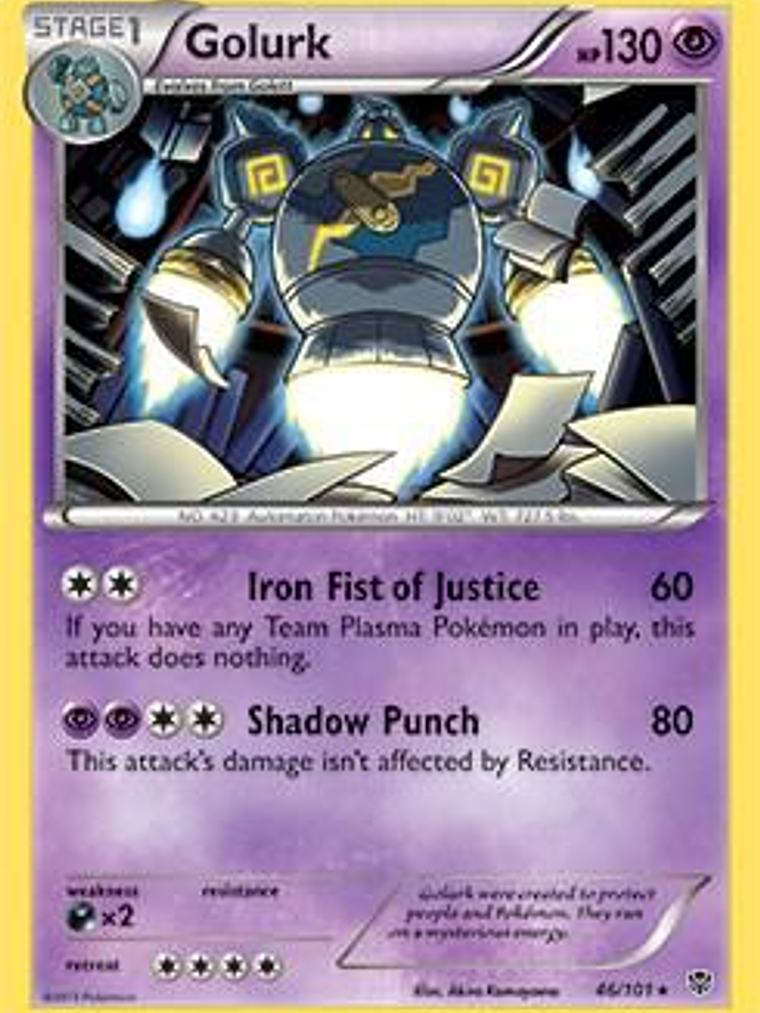 Golurk - 46/101 (BW Plasma Blast) #046 1