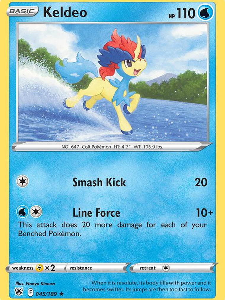 Keldeo - 045/189 #045 1