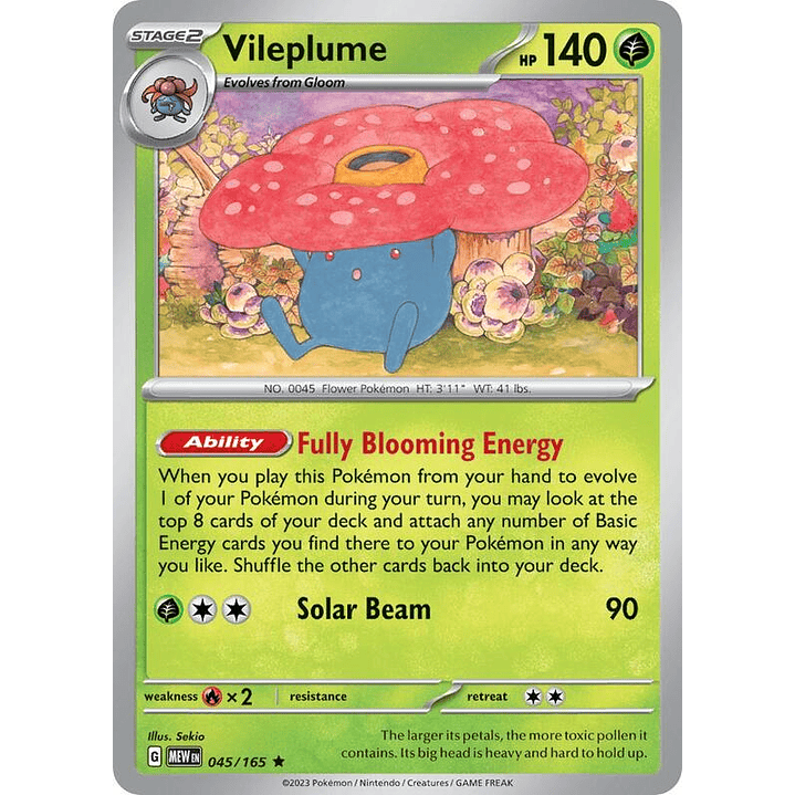 Vileplume - 045/165 #045 1