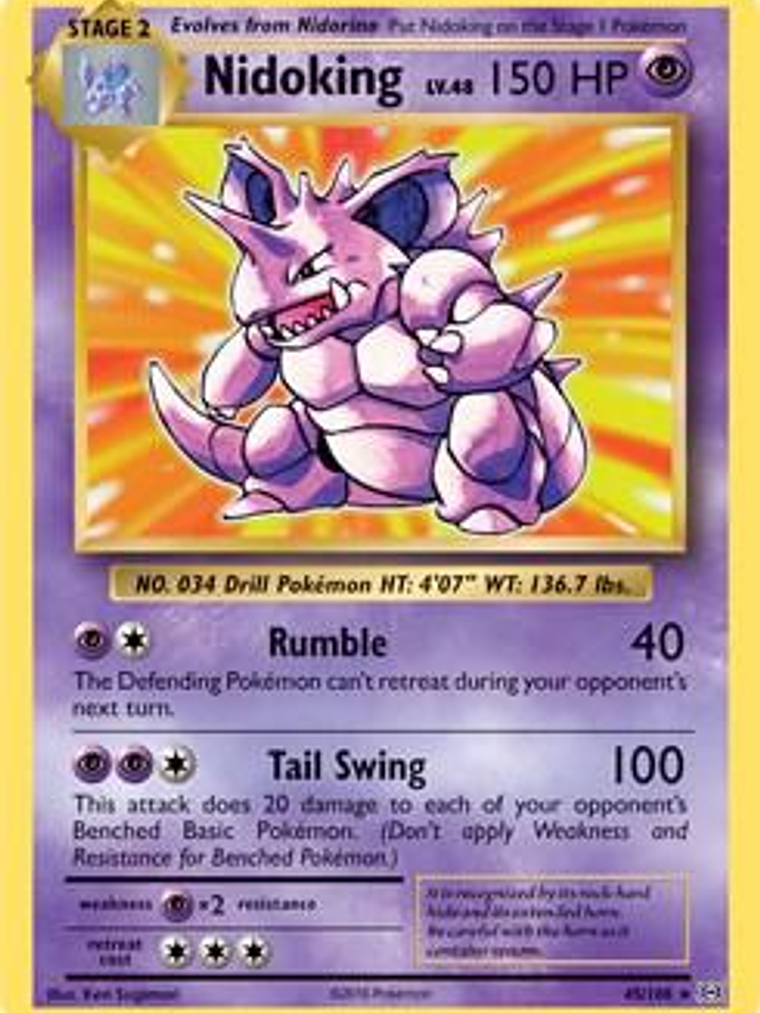 Nidoking - 45/108 (XY Evolutions) #045 1