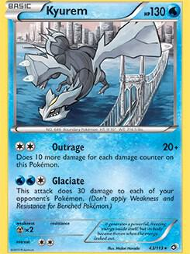Kyurem 43/113 (BW Legendary Treasures) #043 1