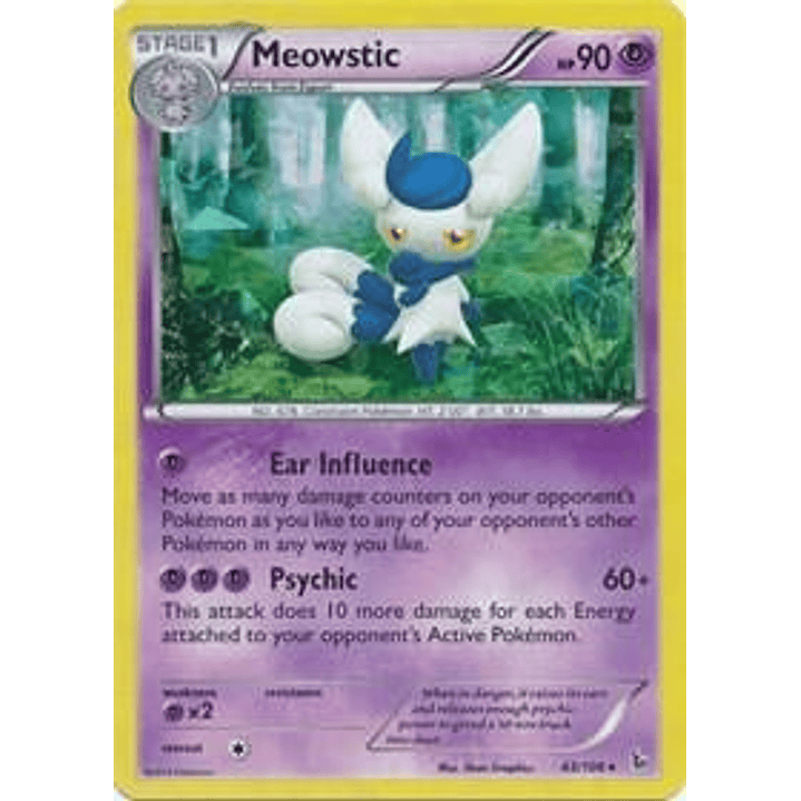 Meowstic - 43/106 (XY Flashfire) #043 1