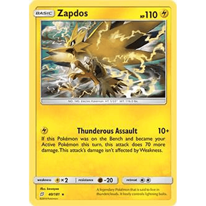 Zapdos - 40/181 #040 1