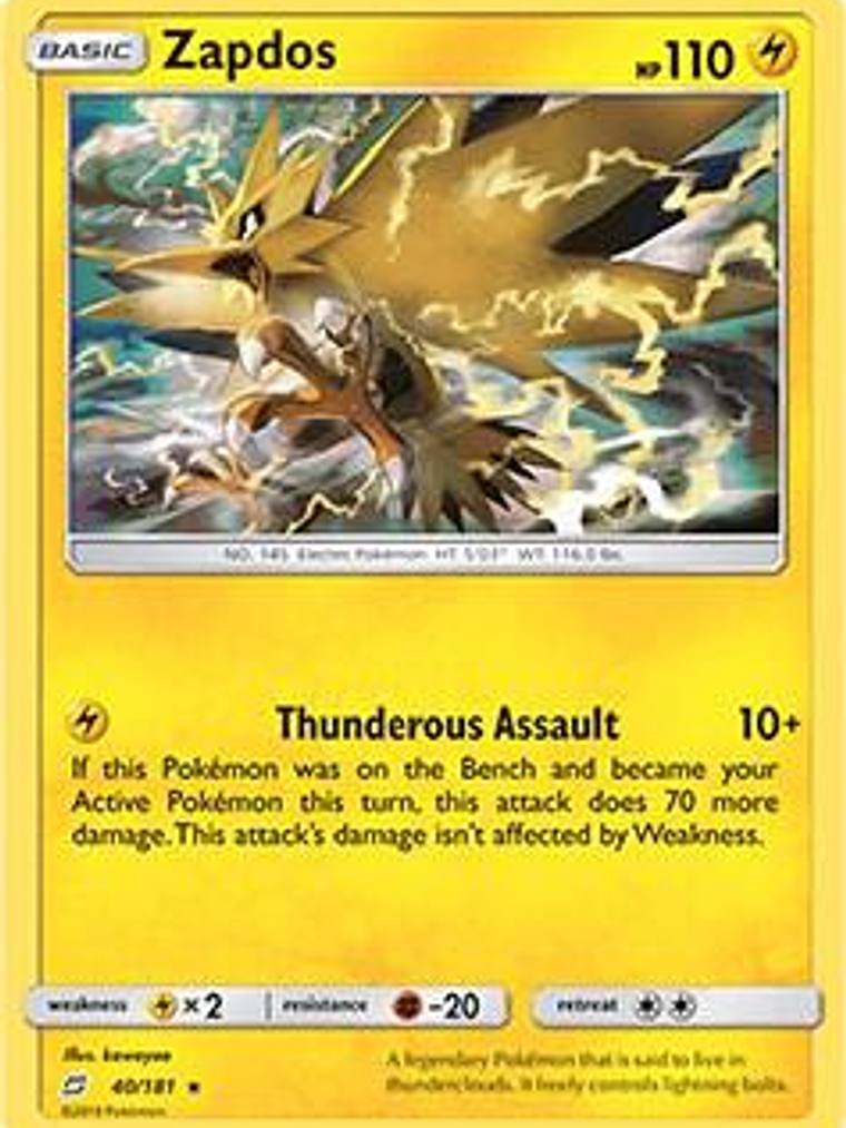 Zapdos - 40/181 #040 1