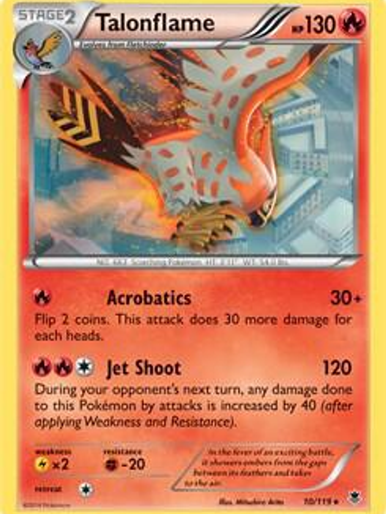 Talonflame - 10/119 (XY Phantom Forces) #010 1