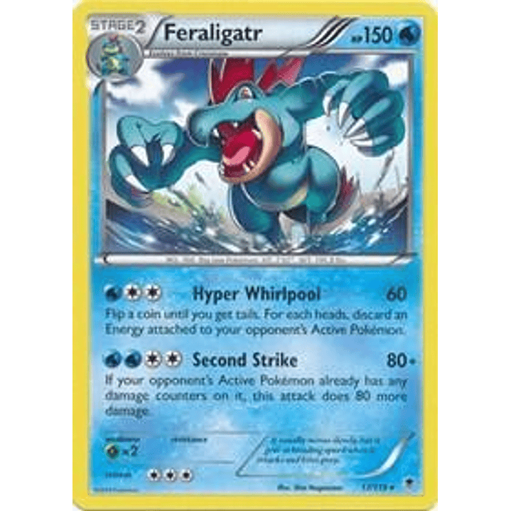 Feraligatr - 17/119 (XY Phantom Forces) #017 1