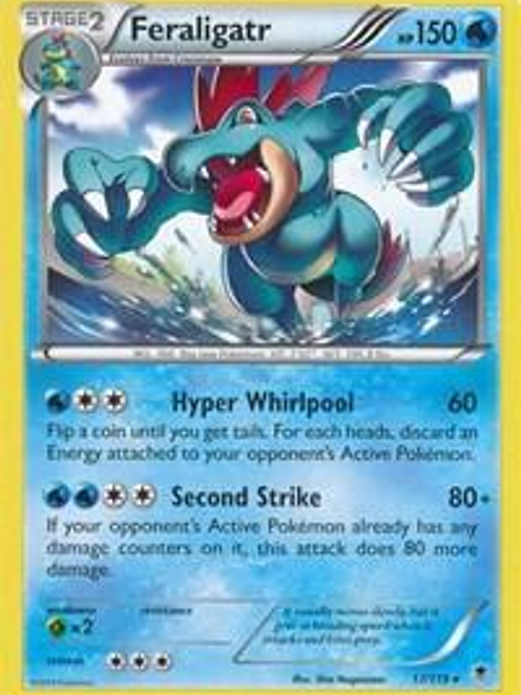 Feraligatr - 17/119 (XY Phantom Forces) #017 1