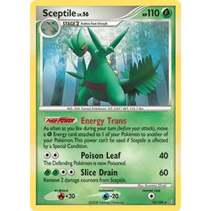 Sceptile - 10/100 (DP Stormfront) #010 1