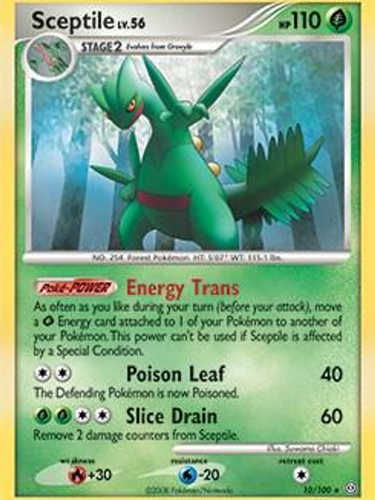 Sceptile - 10/100 (DP Stormfront) #010 1