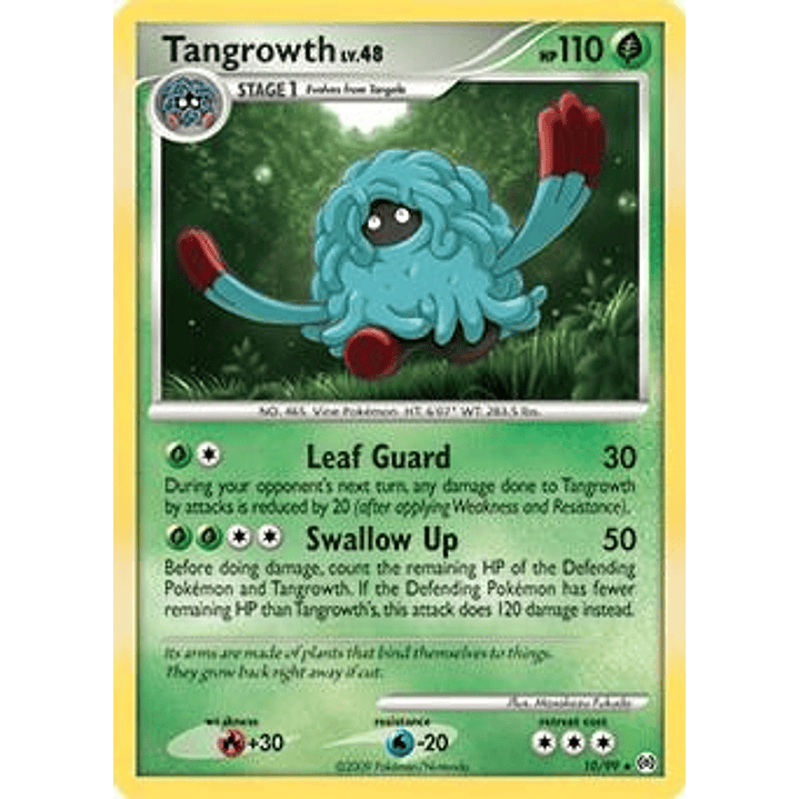 Tangrowth - 10/99 (DPPt Arceus) #010 1