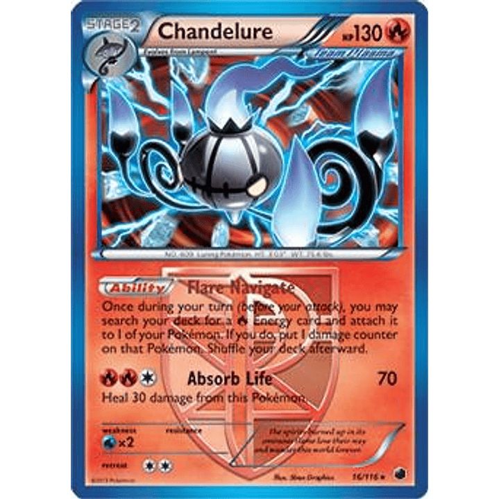Chandelure - 16/116 (BW Plasma Freeze) #016 1