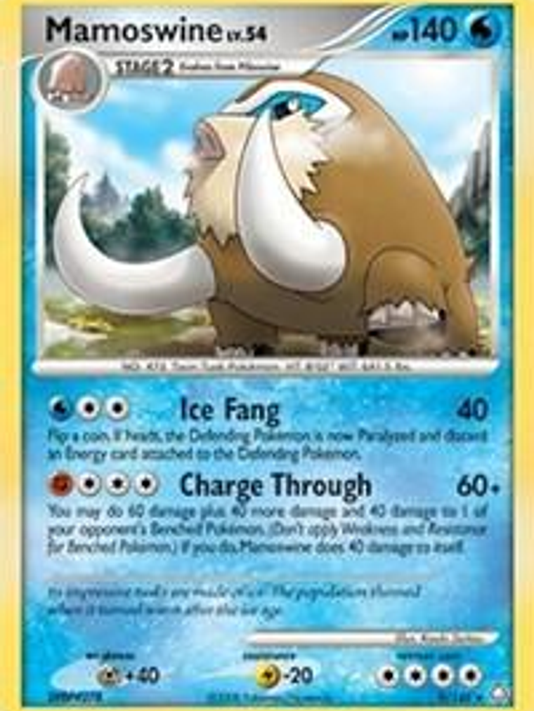 Mamoswine - 9/146 (DP Legends Awakened) #009 1