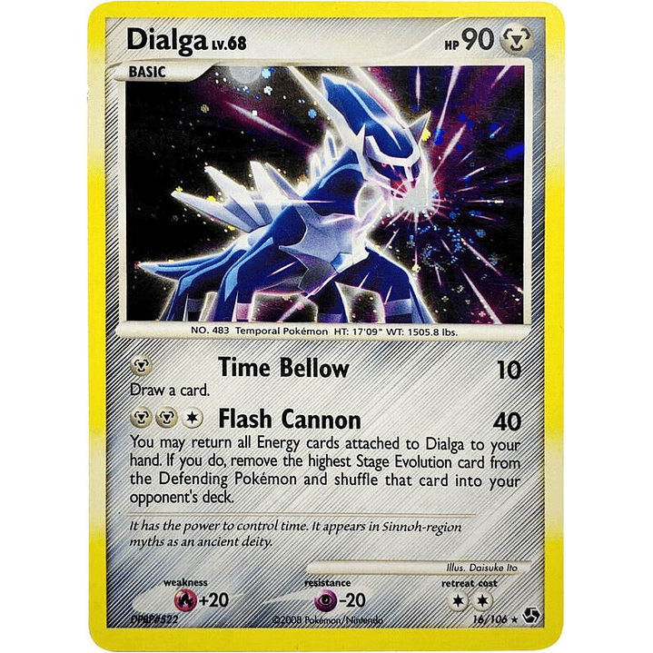 Dialga - 16/106 (Cosmos Holo) #016 1