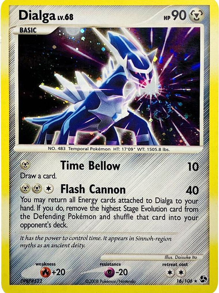 Dialga - 16/106 (Cosmos Holo) #016 1