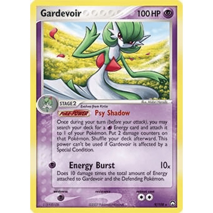 Gardevoir - 9/108 (EX Power Keepers) #009 1