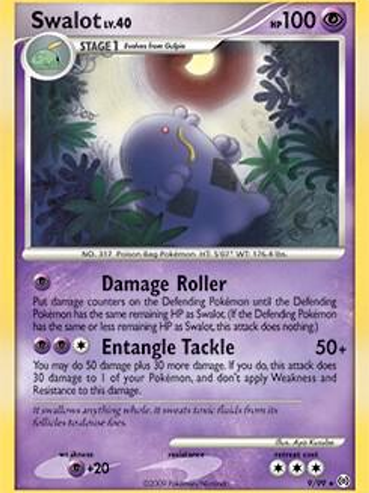 Swalot - 9/99 (DPPt Arceus) #009 1
