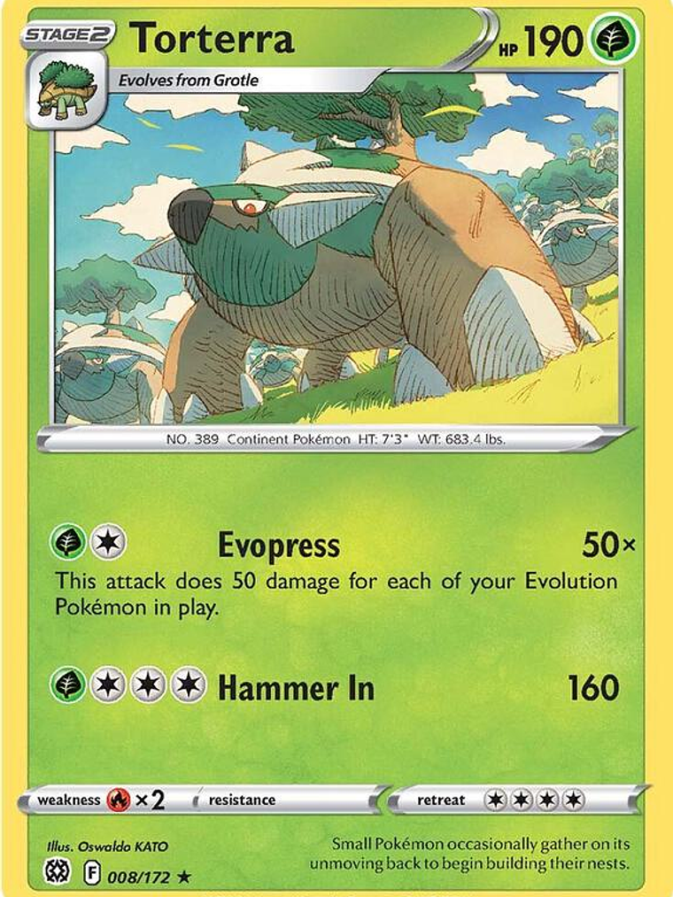 Torterra - 008/172 #008 1