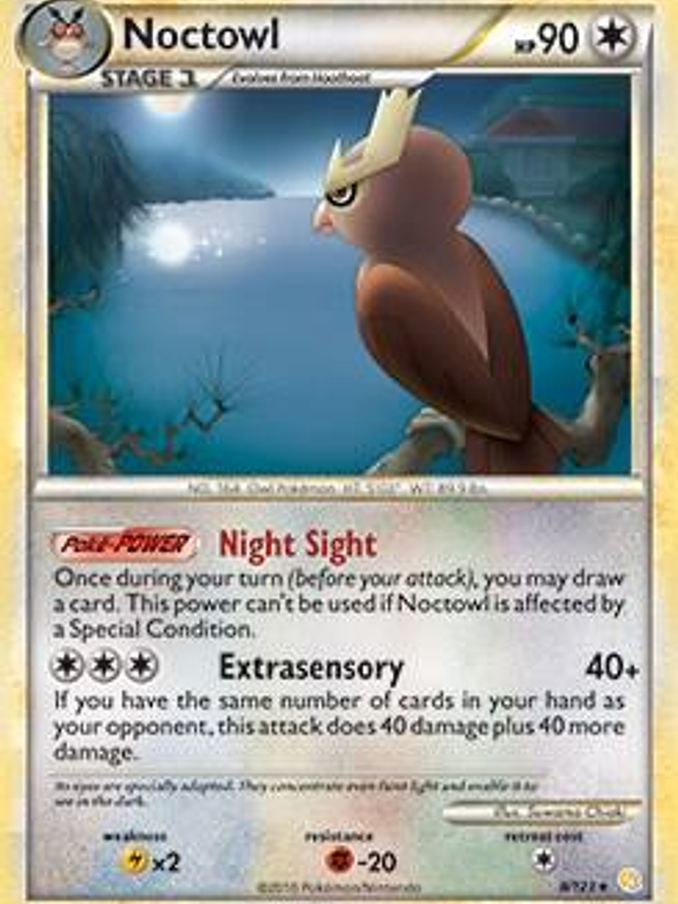 Noctowl - 8/123 (HeartGold & SoulSilver) #008 1
