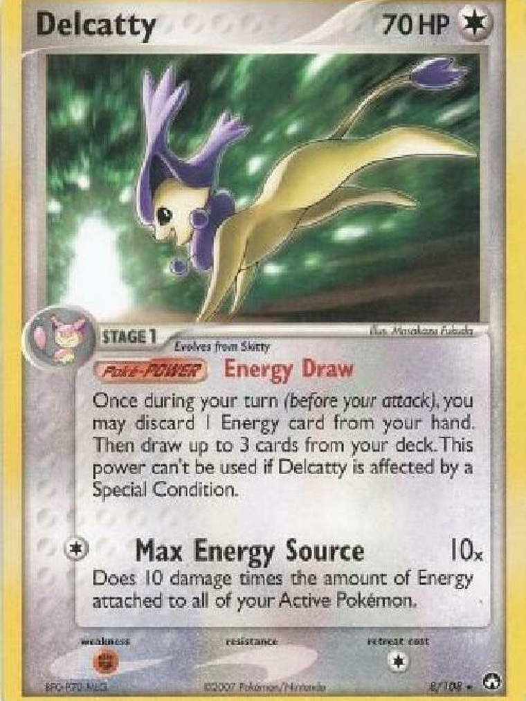 Delcatty - 8/108 (EX Power Keepers) #008 1