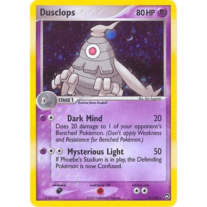 Dusclops - 14/108 (EX Power Keepers) #014 1