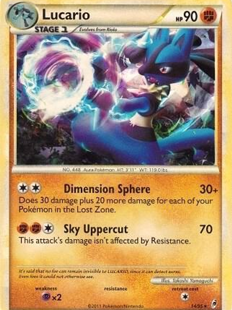 Lucario - 14/95 (Cracked Ice Holo) #014 1
