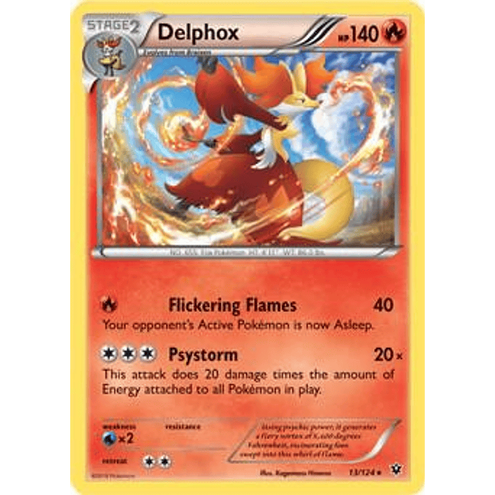 Delphox - 13/124 (XY Fates Collide) #013 1
