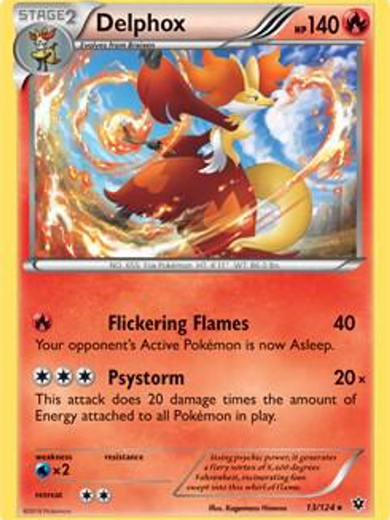 Delphox - 13/124 (XY Fates Collide) #013 1